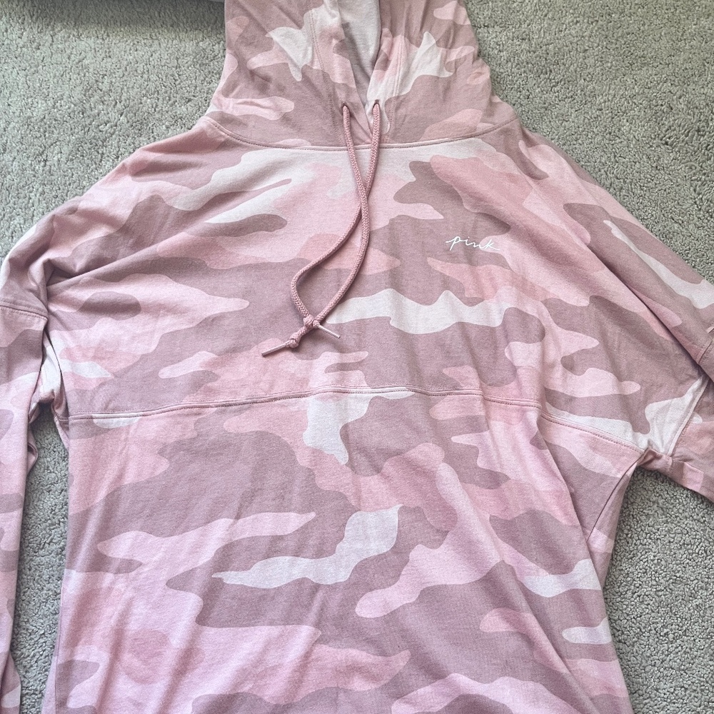 pink vs camo hoodie